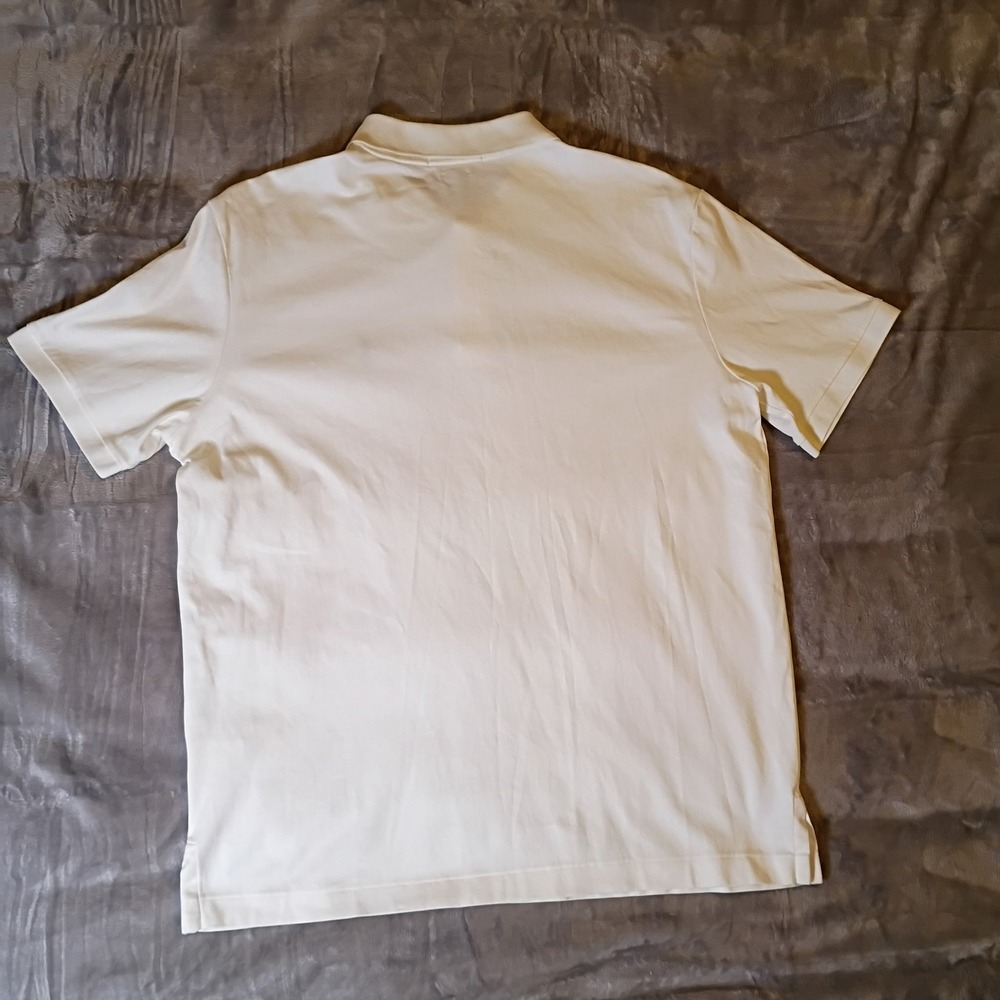 Polo Ralph Lauren Mens Classic Fit White Short Sleeve Polo Medium Flesh Pony - Picture 2 of 8